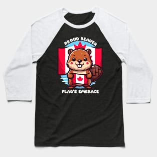 proud beaver flags embrace Baseball T-Shirt